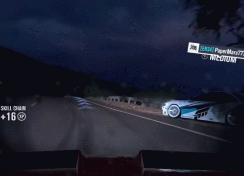 Forza Motorsport 7 Race At Night GIF
