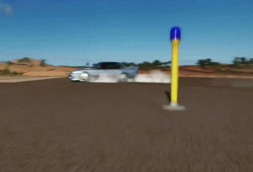 Forza Motorsport 7 White Car Swifts Fast GIF