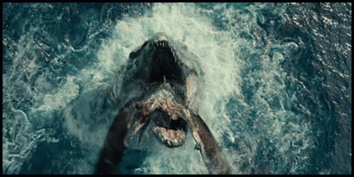 Fossils Show Asteroid Killed Mosasaurus GIF