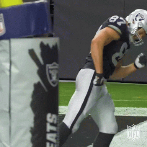 Foster Moreau Las Vegas Raiders Dancing GIF