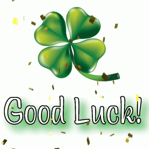 Four Leaf Clover Good Luck GIF