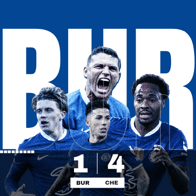 Four Soccer Players with Bur