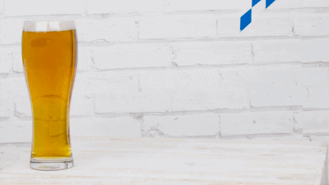 Four Tall Glasses Filled With Beer