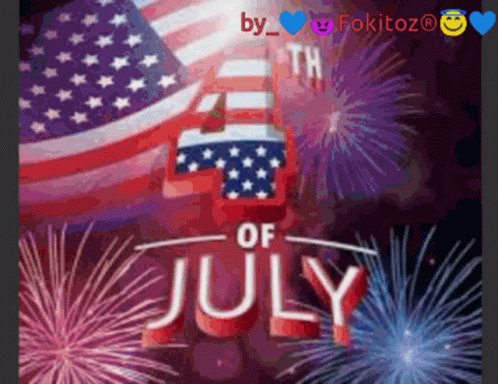 Fourth of July Fireworks Greeting Card