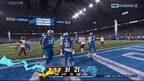 Fox Divisional Broadcast of Football Game
