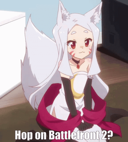 Fox Girl Hop On Battlefront 2 GIF