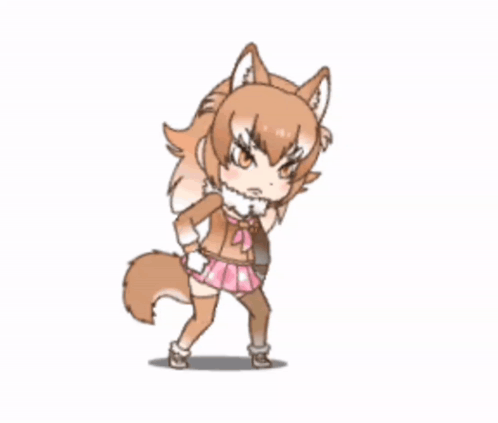 Fox Girl with Eyes Closed