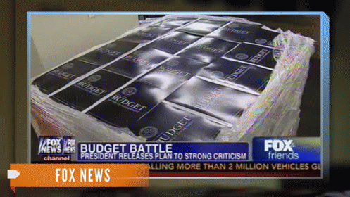 Fox News Showing Budget Battle Books