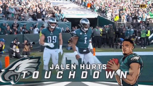 Fox NFL Ad for Jalen Hurts Touchdown