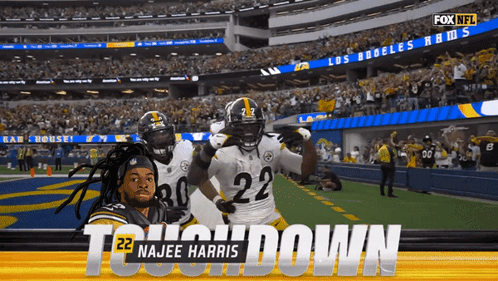Fox NFL Ad For Najee Harris And The Steelers GIF