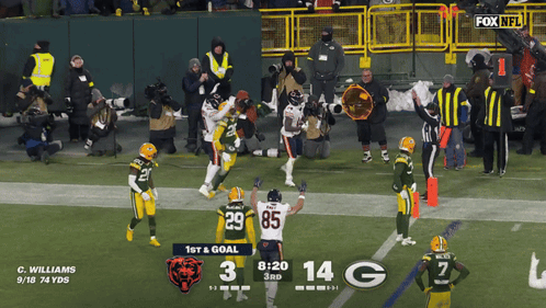 Fox NFL Advertisement Football Game Chicago GIF