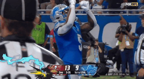Fox NFL Broadcast Football Game Score 13 9