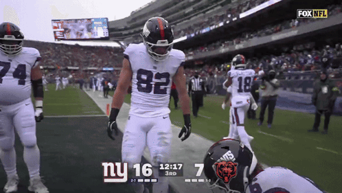 Fox NFL Broadcast Giants Vs Bears GIF