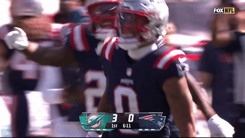 Fox NFL Broadcast Patriots vs Miami Dolphins Football Game