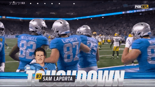 Fox NFL Broadcast With Sam LaPorta