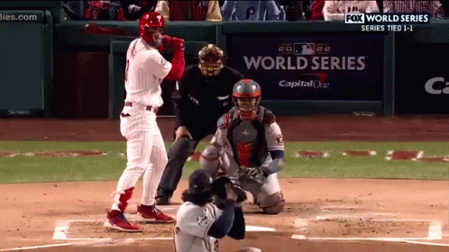 Fox World Series Tied 1-1 GIF