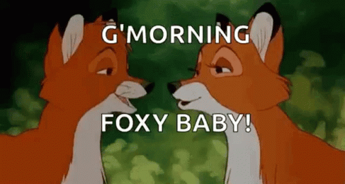 Couple Foxy Baby GIF