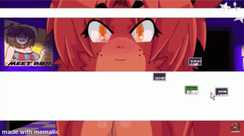 Foxy Five Nights In Anime GIF