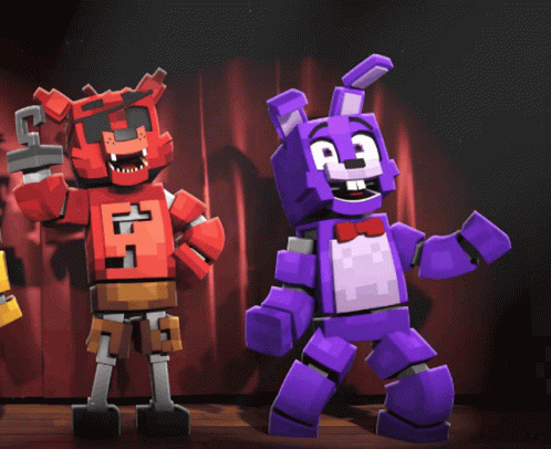 Foxy Punched Bonnie GIF