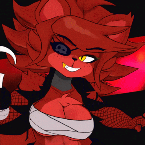 Fexa Foxy Fnaf Fan Art GIF