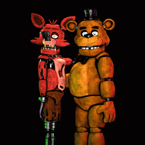 Foxy And Freddy FNAF GIF