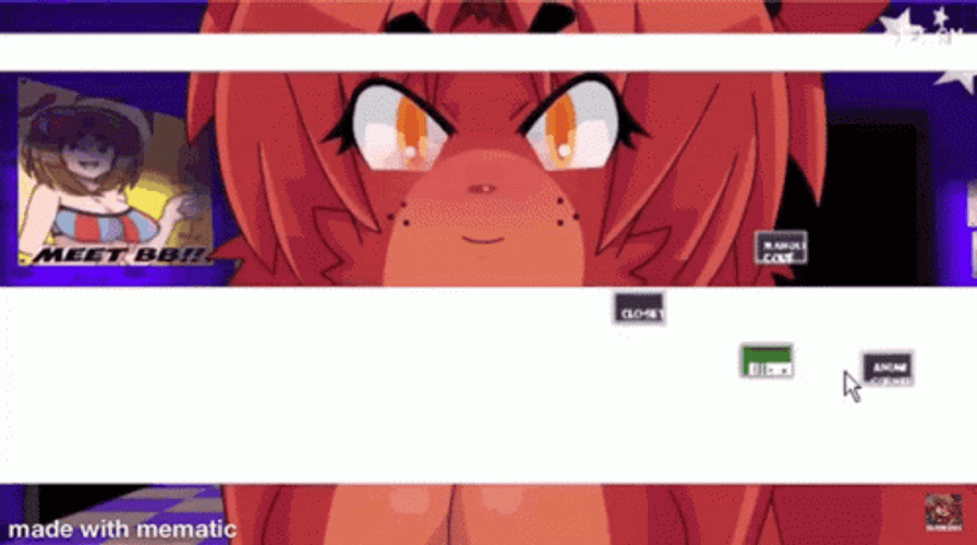 Foxy Five Nights In Anime GIF