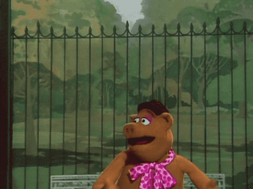 Fozzie Panicking Beaker Muppets GIF