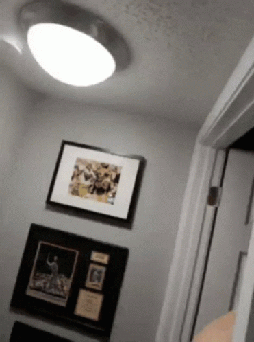 Framed Basketball Player Next to Door