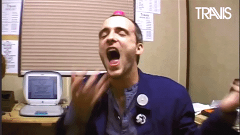 Fran Healy Puking GIF