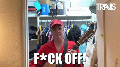 Fran Healy Travis Slamming Door GIF