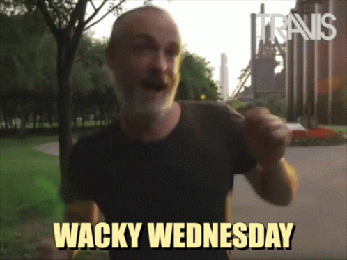 Fran Healy Wacky Wednesday GIF