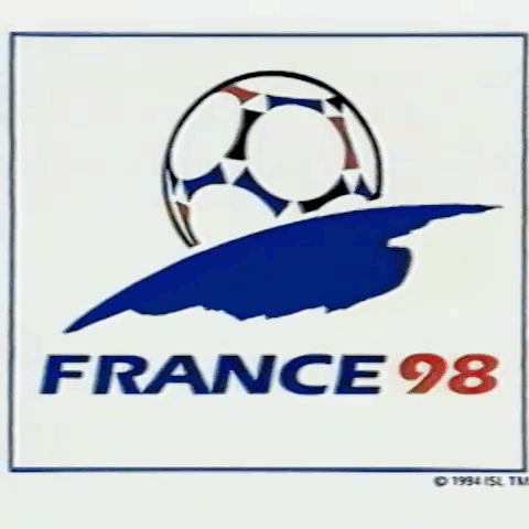 France 98 Logo With Soccer Ball