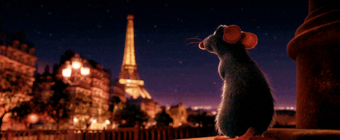 France Eiffel Tower Remy Ratatouille GIF