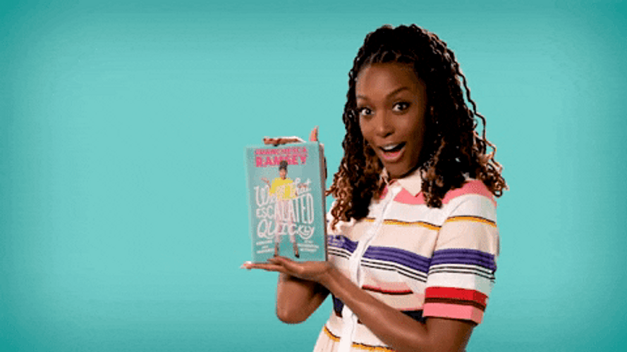 Franchesca Ramsey Amazed Well That Escalated Quickly Book GIF