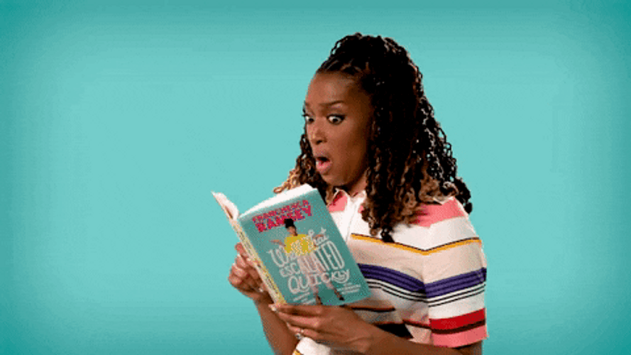 Franchesca Ramsey Cant Believe Reading Book Well That Escalated Quickly GIF