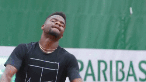 Francis Tiafoe Different Shots GIF