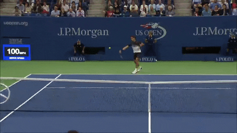 Francis Tiafoe Getting A Point GIF