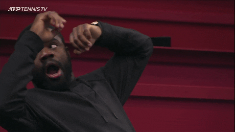 Francis Tiafoe Yawning GIF