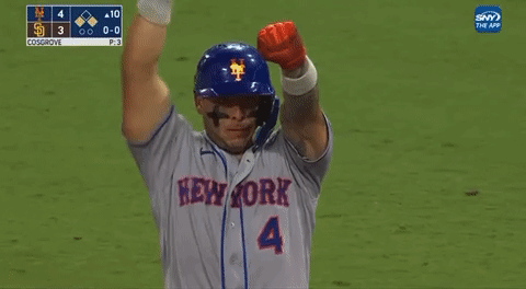 Francisco Alvarez Baseball Player Making Hand Signal GIF
