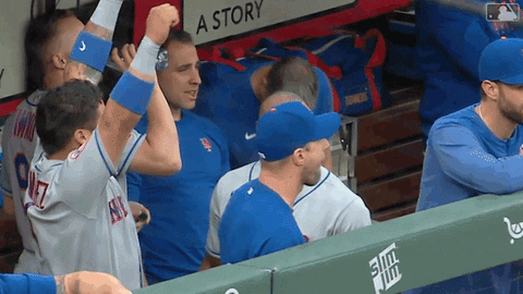 Francisco Alvarez Cheering On The Sidelines GIF