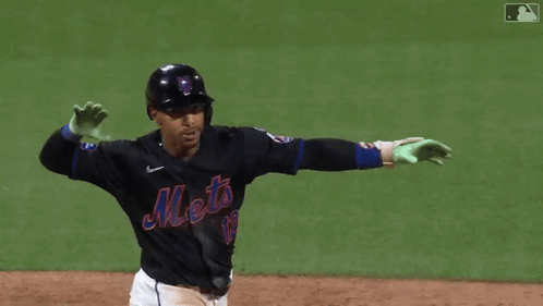 Francisco Lindor Slapping In Air GIF