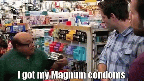 Frank Reynolds Buying Some Grocery GIF