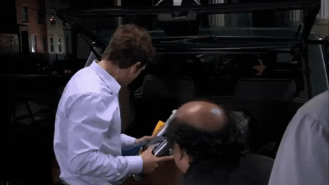 Frank Reynolds Learning To Fix Car GIF