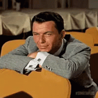 Frank Sinatra Blinking GIF