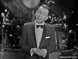 Frank Sinatra Flying Hands GIF