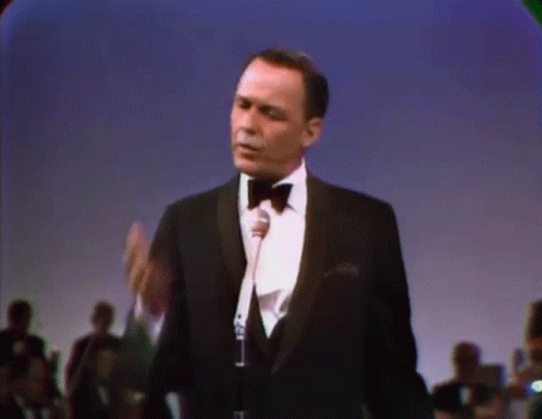 Frank Sinatra Shakes Hand GIF