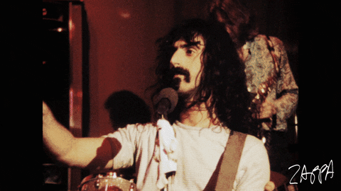 Frank Zappa Band Concert Applause GIF