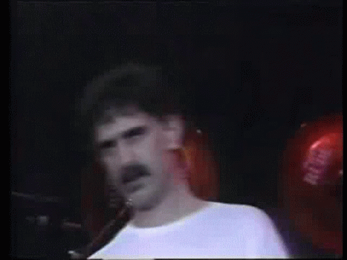 Frank Zappa Head Swing Reaction GIF