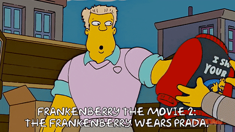 Frankenberry Wears Prada GIF