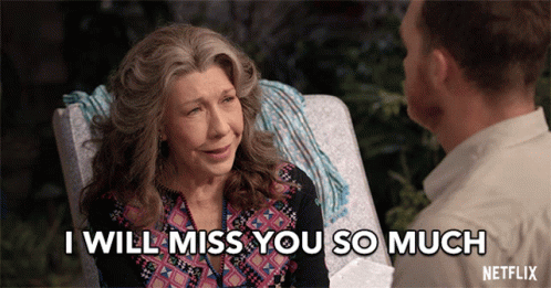 Frankie Lily Tomlin You Will Be Missed GIF